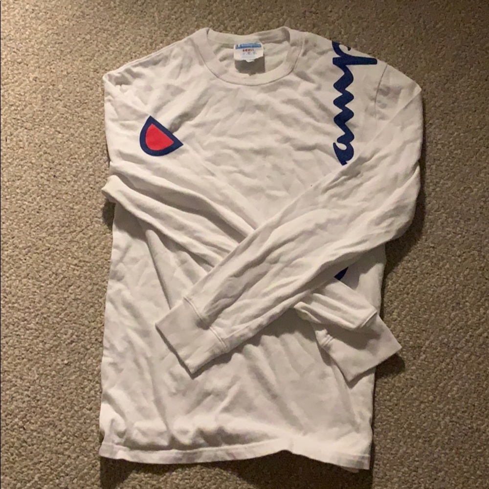 Champion Long Sleeve Over the Shoulder Logo